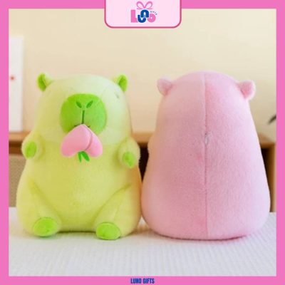 Set Gấu Bông Capybara Nhà Luno Gifts