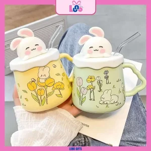Cốc uống nước hình chú thỏ